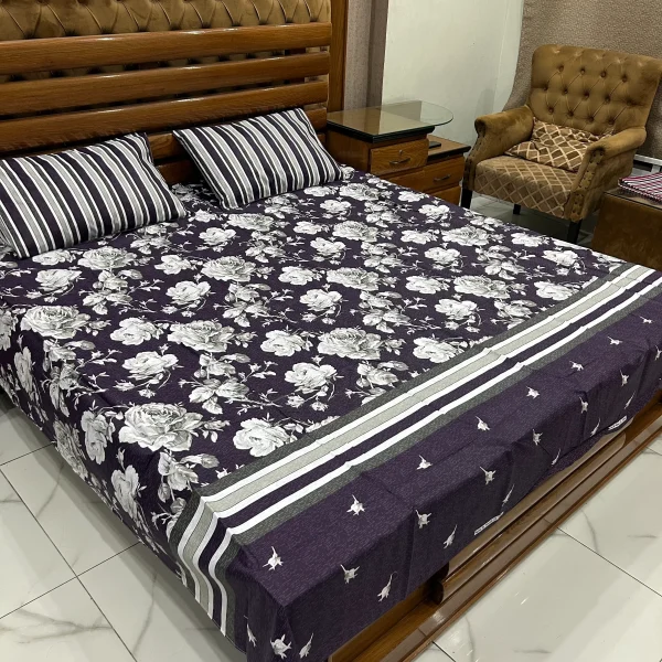 Royal Berry - 3 Pcs Bed Sheet